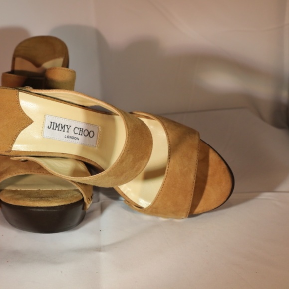Jimmy Choo Platform Sandal - Suede - Hazel - Size 38 - Picture 2 of 8